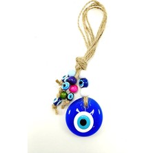 Ennea Art Araba Dikiz Ayna Süsü / Duvar Dekoru El Yapımı Cam Nazar Boncuğu Hediyelik Eşya