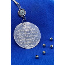 Biuti Zirkon Taşlı Nazar Lazer Kazıma Ayetel Kürsi Araba Dikiz Ayna Süsü, Yeni Araba Hediyesi