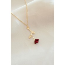 Prativas Kırmızı Gül Figürlü Kolye – PRT3500EB00168
