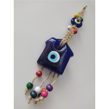 Ennea Art Ev Nazar Boncuğu 6*6 cm Makrome Duvar Dekoru