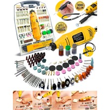 Özgürce Çok Amaçlı Hobi Devir Ayarlı 300 Parça Esnek Şaft Seti