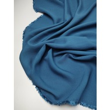 Kumaş Parça Mavi Renkte %100 Pamuk Kumaş En: 140 cm