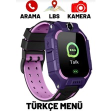 Normadia K1 Sım Kartlı Kameralı Sos Özellikli Lbs Takip Akıllı Çocuk Saati-Mor