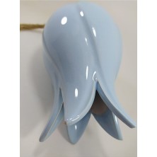 Ennea Art Açık Mavi Seramik Lale El Yapımı Duvar Dekoru