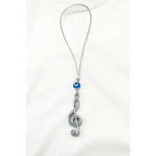 Biuti Müzik Sol Anahtarı Araba Dikiz Ayna Süsü, Müzik Notalı Yeni Araba Hediyesi