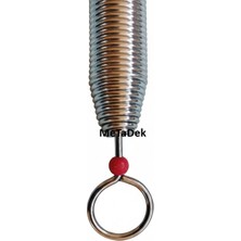 Metadek Pilates Reformer Taşıyıcı Yay Kırmızı(Iki Ucu Kapalı) (Çok Sert Direnç-48 Cm)