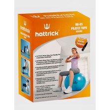 Hattrick Hb-65 Pilates Topu 65 cm – Anti Burst Fitness & Denge Topu (Pompalı)