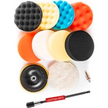 Özgürce 12 Parça Oto Parlatma ve Temizlik Fırça Seti, Pasta, Cila, Polisaj