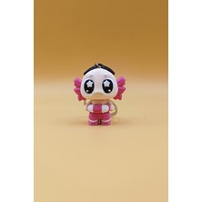 Rodopiva Yıldız Göz Axolotl Anahtarlık - Hareketli Anahtarlık Çanta Süsü Charm