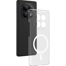 Nanospace Xiaomi Redmi Note 15 4g Kamera Korumalı M-Safe Şarj Özellikli Şeffaf London Sert Pc Kapak