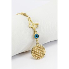 Biuti Gold Renkli Parlak Taşlı Kelebek Lotus Çiçekli Araba Dikiz Ayna Süsü, Yeni Araba Hediyesi