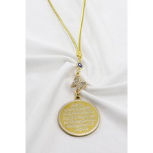 Biuti Parlak Taşlı Kelebek Nazarlı Ayetel Kürsi Felak Nas Ihlas Araba Dikiz Ayna Süsü, Yeni Araba Hediyesi