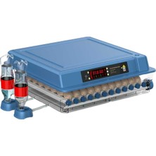 PowerS-Pro 100'LÜ Tam Otomatik Kuluçka Makinesi | Dijital Isı Nem Kontrol | Nemlendiricili | Silindir Viyol