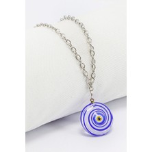 Biuti Ayarlanabilir Zincirli Murano Nazar Boncuklu Araba Dikiz Ayna Süsü, Yeni Araba Süsü