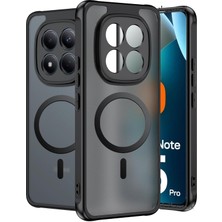 M.TK Moveteck Xiaomi Redmi Note 15 Pro 4g Kılıf Kamera Çıkıntılı Korumalı Mat Magsafe Wireless Şarj Destekli Renkli Yumuşak Kenarlı Hassas Butonlu Kapak