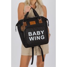 Lui Baby Anne Bebek Bakım Sırt Çantası Termal Biberonlu Bebek Arabası Askı Aparatlı