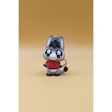 Rodopiva Yıldız Göz Eşek Anahtarlık - Hareketli Anahtarlık Çanta Süsü Charm