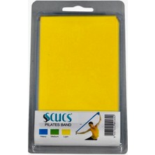 Scucs Düz Pilates Direnç Bandı – Light / Medium / Heavy Fitness Egzersiz Lastiği