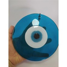Ennea Art Turkuaz Nazar Boncuğu El Yapımı Duvar Dekoru 16 cm