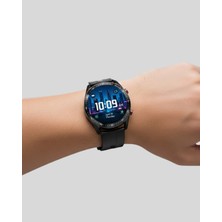 Sepetink Akıllı Saat Titanyum Kasa Yuvarlak Ekran Alarm Uyku ve Sağlık Takibi Titreşimli