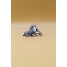 Rodopiva Şirin Fil Anahtarlık - Hareketli Anahtarlık Çanta Süsü Charm