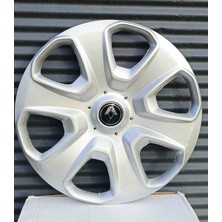 Yk Renault Symbol / Taliant / Kangoo / Megane / Clio Uyumlu 15 Inç Jant Kapağı 4'lü Takım Amblem Hediyeli