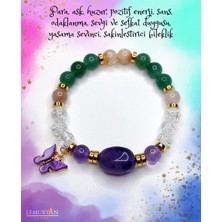 Para,aşk,huzur,pozitif Enerji,şans,odaklanma,sevgi ve Şefkat Duygusu Şifa Enerji Bilekliği