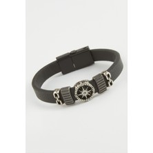 Fta Ticaret Yıldız Kaliteli Mıknatıslı Suni Deri Bileklik RSBİJ34-ESRDNS