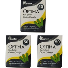 Özgürce 3 Kutu Kan Şekeri Ölçüm Çubuğu, 150 Adet, Sağlıklı Takip Seti