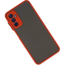 Eternal Trend  Samsung Galaxy M13 Kılıf Montreal Silikon Kapak - Kırmızı 95421