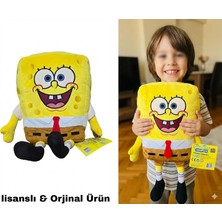 Direkstoktan Sünger Bob Karepantolon Peluş Oyuncak - 45 cm Dev Sarılma Arkadaşı / Etiketli Sıfır Orjinal Ürün