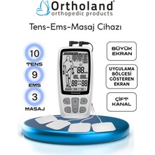 Özgürce Portatif 2 Kanallı Ems Masaj Cihazı, Fizik Tedavi ve Rahatlama