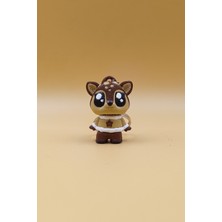 Rodopiva Yıldız Göz Geyik Anahtarlık - Hareketli Anahtarlık Çanta Süsü Charm