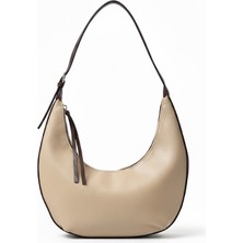Heybe Shop Kadın Oval Modern Yumuşak Tasarım Günlük El ve Omuz Çantası