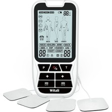 Özgürce Portatif 2 Kanallı 4 Pedli Fizik Tedavi Tens ve Ems Masajcihazı