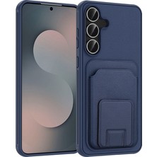 M.TK Moveteck Samsung Galaxy A17 - A26 Uyumlu Kılıf Kamera Çıkıntılı Extra Standlı Kartlıklı Cüzdanlı Deri Tasarımlı Silikon Klasik Kapak