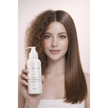 Luvess Keratin Smoothing Seti – Arındırıcı Şampuan + Keratin Bakım + Saç Kremi | Profesyonel Brezilya Fönü Etkisi