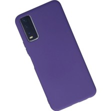 Eternal Trend  Vivo Y11S Kılıf Nano Içi Kadife Silikon - Mor 95421