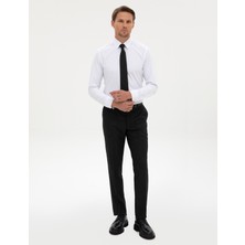 Pierre Cardin Erkek Beyaz Slim Fit Uzun Kollu Basic Gömlek 50316734-VR013