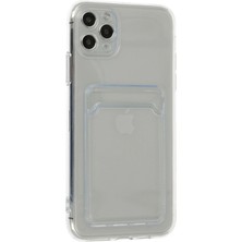 Eternal Trend  iPhone 11 Pro Max Kılıf Kart Şeffaf Silikon - Şeffaf 95421