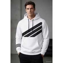 Yyz Store Beyaz Kapüşonlu Sweatshirt