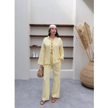 Kanoğlu Ticaret Kanoğlu Bağlama Detaylı Müslin Takım