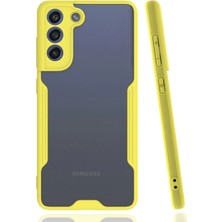 Eternal Trend  Samsung Galaxy S21 Fe Kılıf Platin Silikon - Sarı 95421