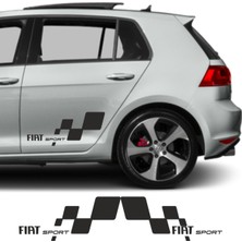 Fiat Idea Için Özel Yeni Uyumlu Aksesuar Yan Sport 28*13