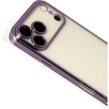 Eternal Trend  Apple iPhone 17 Pro Razer Lensli Silikon - Mor 95421