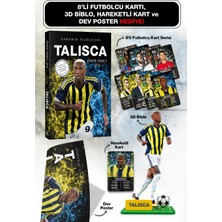 Parodi Yayınları Talisca Futbolcu Kitabı - 3D Biblo, 8'li Futbolcu Kartı, Dev Poster, Hareketli Kart Hediyeli Set
