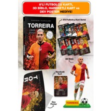 Parodi Yayınları Torreira Futbolcu Kitabı - 3D Biblo, 8'li Futbolcu Kartı, Dev Poster, Hareketli Kart Hediyeli Set
