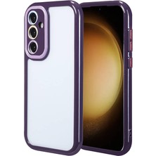 ZM Store Galaxy S23 Fe Uyumlu Kılıf Parlak Kenar ve Çerçeve Arkası Şeffaf Vitamin Kapak