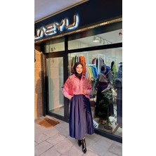 Yusuf Özdemir 1555 Cepli Kumaş Etek Lacivert