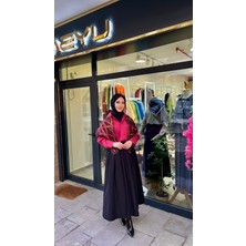 Yusuf Özdemir 1555 Cepli Kumaş Etek Siyah